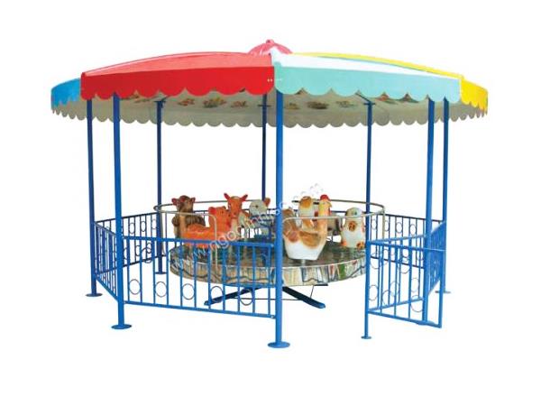 Đu Quay Mâm 9 Con Giống Có Mái Che