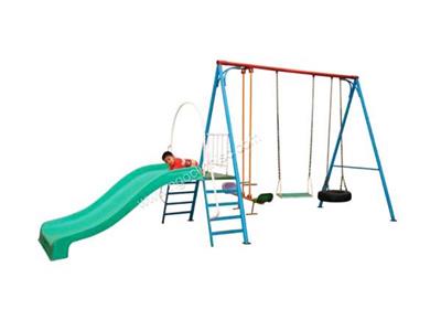 Bộ Xích Đu Thang Leo Cầu Trượt Đôi