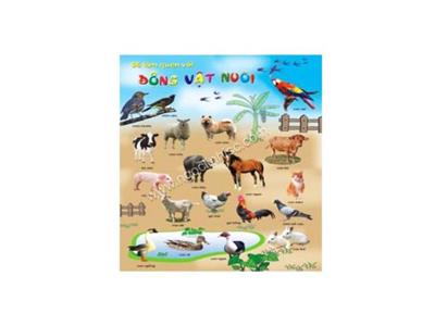 Tranh động vật nuôi trong gia đình